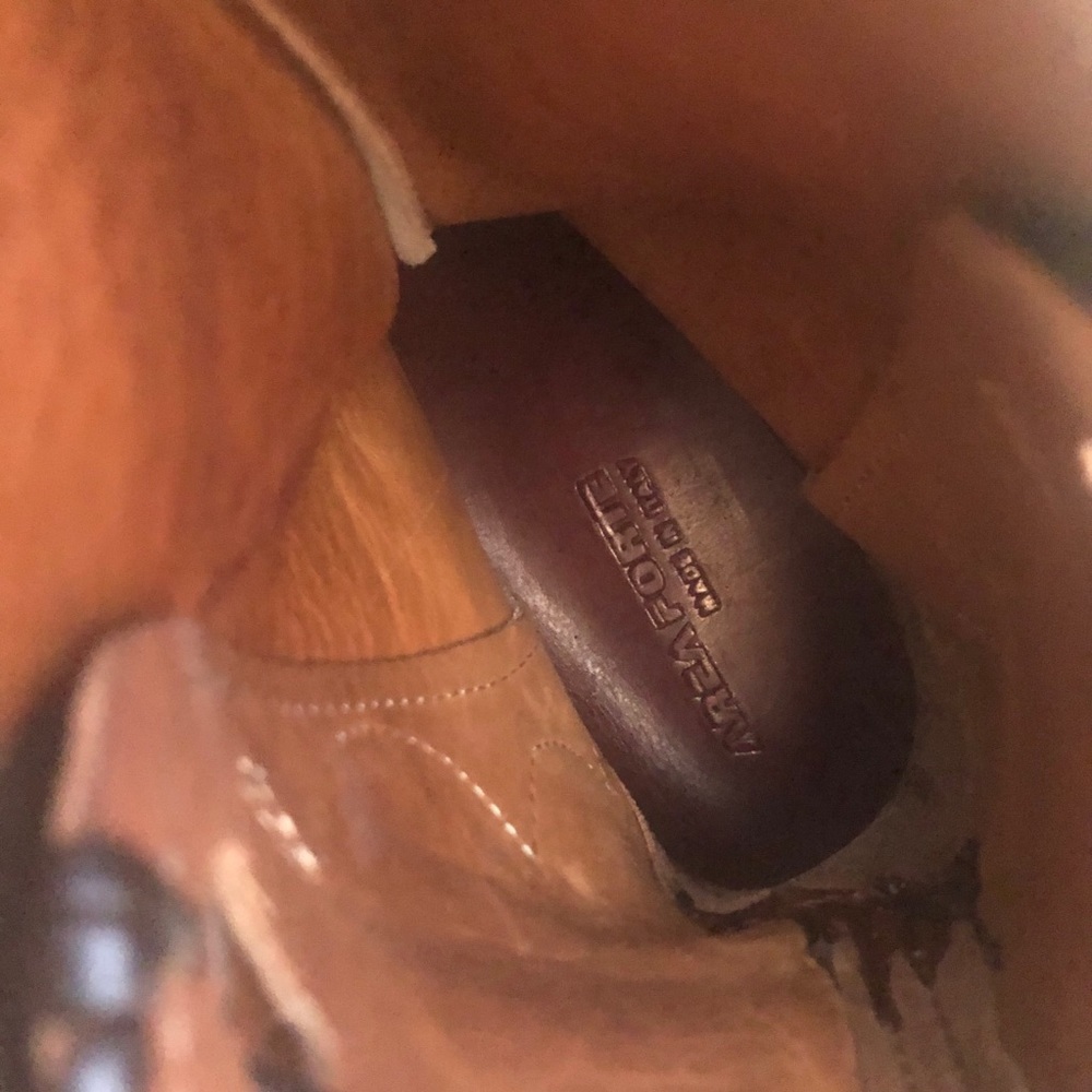 Anthropologie AREA FORTE Italian Embroidered Leather Boots NEW - Picture 14 of 15